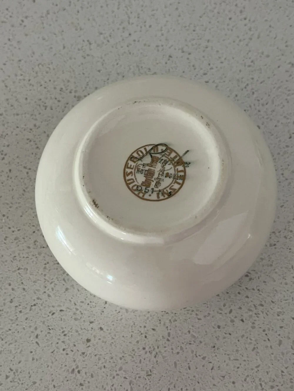 Vtg MCM Homer Laughlin Porcelain jewelry trinket jar sugar bowl 1955 Cottagecore
